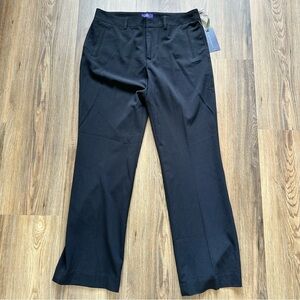 NYDJ Womens Dress Pants 8 Petite Black Straight Leg Lift Tuck‎ Stretch Trouser